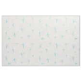 Tissu de Starbursts de turquoise d'âge d'espace (Fat Quarter)