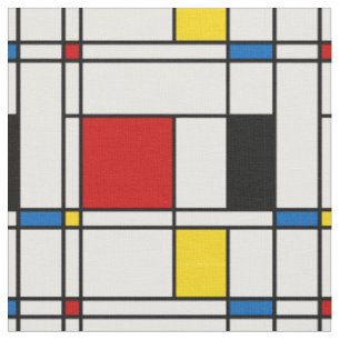 Tissu De Stijl Motif
