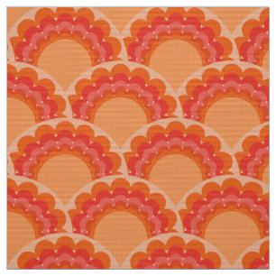 tissu de style les années 70 rétro années 60