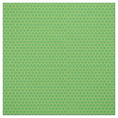 Tissu de style nid d'abeille vert et jaune (Échantillon)