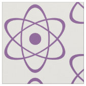 Tissu de symbole d'atome violet (Fermer)