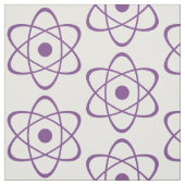 Tissu de symbole d'atome violet (Échantillon)