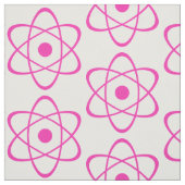 Tissu de symbole de l'atome rose (Échantillon)