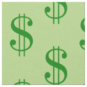 Tissu de symbole dollar (Fermer)