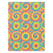 Tissu de table Tie-Dye Psychedélique | Nappe de ta (Devant)