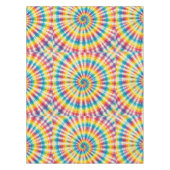 Tissu de table Tie Dye Psychedélique | Nappe Rétro (Devant)