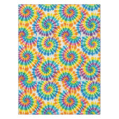 Tissu de table Tie-Dye Psychedelique | Nappe Rétro (Devant)