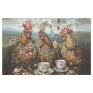 Tissu de Tea Party pour les pousses de ferme