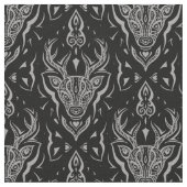 Tissu de tête de cerf stylisé (Fermer)