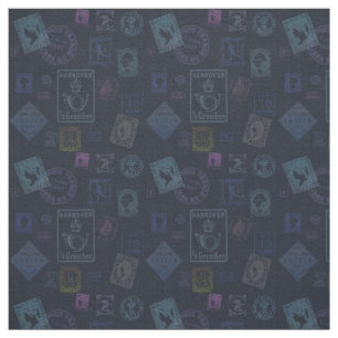 Tissu de timbre vintage - foncé