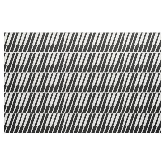 Tissu de touches de piano blanc (Yard)