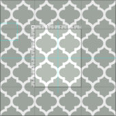 Tissu de treillis de Quatrefoil de Marocain de (Carreau)