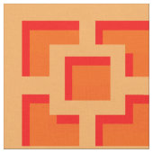 Tissu de treillis orange rétro (Fermer)