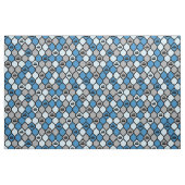 Tissu de tuiles de curling - bleu/gris (Fat Quarter)