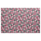Tissu de tuiles de curling - rose/gris (Fat Quarter)