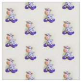 Tissu de vache pourpre (Fermer)