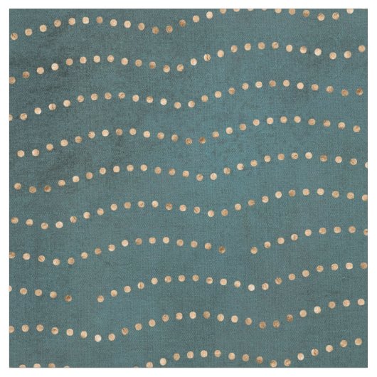 Tissu de vague d'or vert & Faux (Fermer)