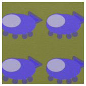 Tissu de vaisseau spatial bleu (Détail)