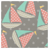 Tissu de voiliers à motifs (Fermer)