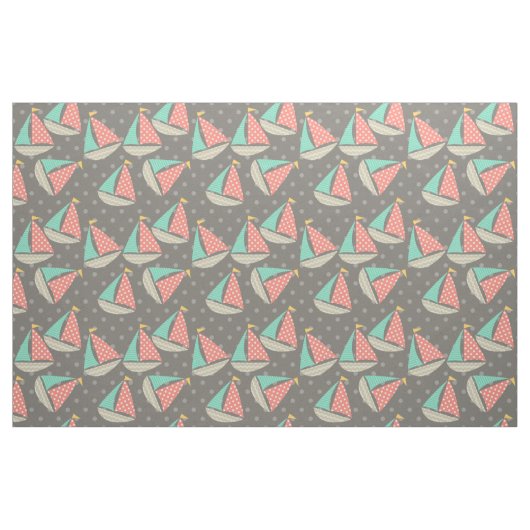 Tissu de voiliers à motifs (Fat Quarter)