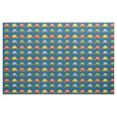 tissu de voitures bleues (Fat Quarter)