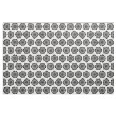 Tissu de Yin Yang - noir, blanc (Fat Quarter)
