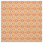 Tissu Début atomique du milieu du siècle sur Orange Ogee (Échantillon)