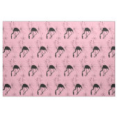 Tissu Début atomique milieu du siècle moderne Flamant ro (Fat Quarter)