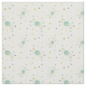 Tissu Début de l'ère atomique mi-siècle Motif moderne (Échantillon)