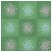 Tissu Débuts de Noël du Moyen-siècle rétro Vert (Fermer)