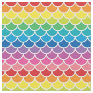 Tissu d'échelles de poissons de sirène