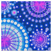 Tissu Déclenchement et épingles, bleu cobalt & blanc (Fermer)