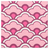 Tissu Déco pétoncles chinois, fuchsia et rose pâle (Détail)