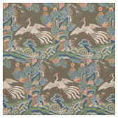 Tissu Décor d'antiquité chinois d'oiseaux (Échantillon)