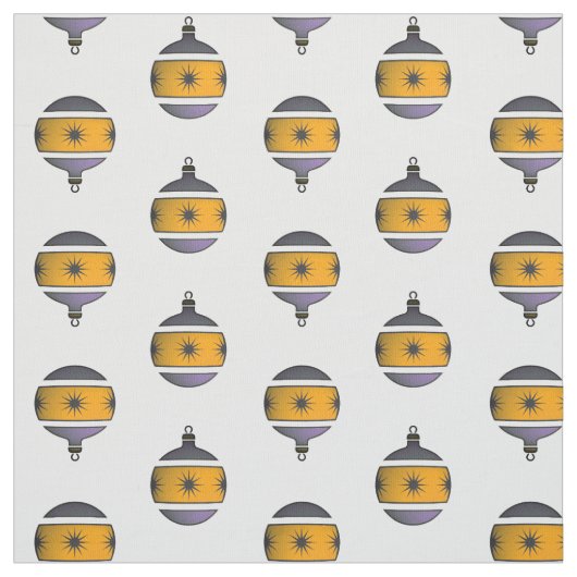 Tissu Décor de Noël des Arbres Saisonniers (Échantillon)