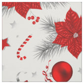 Tissu Décor de Noël motif (Échantillon)