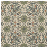 Tissu Décor Floral Perse Carrelage (Échantillon)
