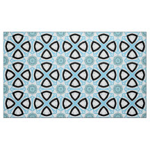 Decorative geometric pattern with black triangles