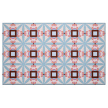 Decorative red and pink geometric pattern 