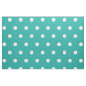 Tissu Découpage blanc Pois turquoise (Fat Quarter)