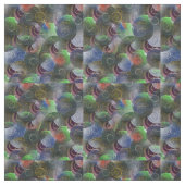 Tissu Découpage Colorée Des Pelouses, (Échantillon)
