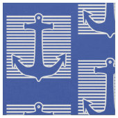 Tissu Découpe bleue/blanche d'Ancre + vos idées (Fermer)