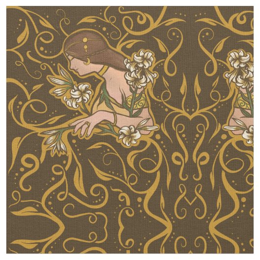 Tissu Déesse druide estivale (Fermer)