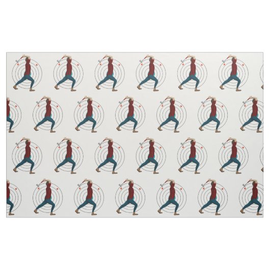 Tissu Défilement Ax (Fat Quarter)