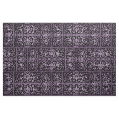 Tissu Défilement violet et noir (Fat Quarter)