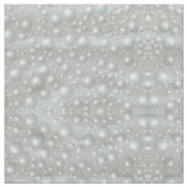 Tissu déformé par blanc bleu d'argent de perles de (Fermer)