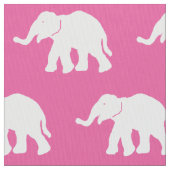 Tissu d'éléphant rose et blanc (fermé)