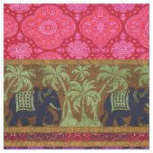 Tissu d'éléphants sacrés (Échantillon)