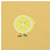 Tissu Demi de citron de sourire (Fermer)