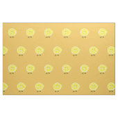 Tissu Demi de citron de sourire (Fat Quarter)